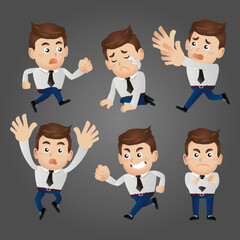 Fototapeta premium businessman set