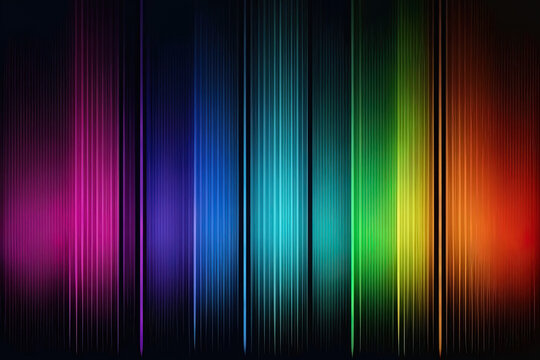 rainbow linear gradient vertical background color. Generative AI
