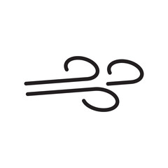 Wind icon vector logo design template illustration