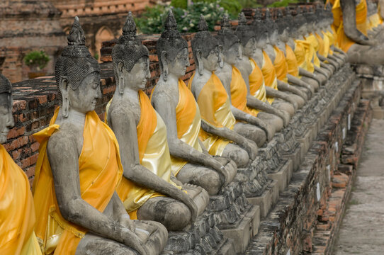 Statues, Ayutthaya, Thailand