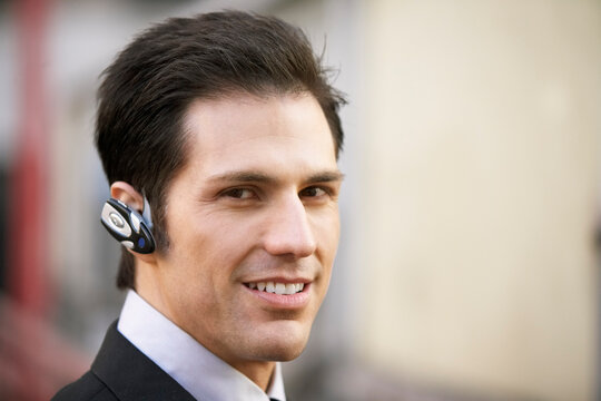 Businessman with Headset