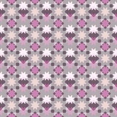 seamless pattern with pink flowers seamless geometric pattern with shapes abstract geometric background 