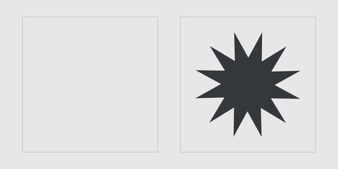 Set of Y2K style vectors of objects. Trendy geometric postmodern figures. Flat minimalist icons. Isolated on black background. Vector illustration