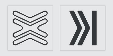 Obraz premium Set of Y2K style vectors of objects. Trendy geometric postmodern figures. Cyberpunk elements. Projects, posters, banners. Vector illustration