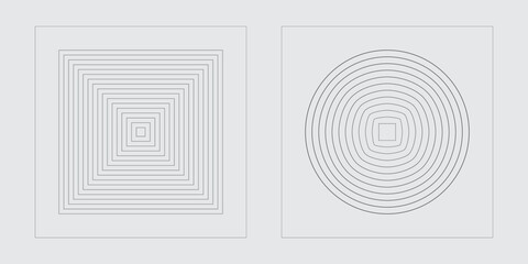 Vector Graphic Assets Set. Large set of retro objects for design. Modern abstract forms. Isolated on black background. Vector illustration