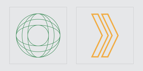 Collection of Y2K elements. Big collection of abstract graphic geometric symbols. Objects in y2k style. Anti-design. Vector illustration