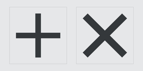 Fototapeta premium Retro futuristic elements for design. Trendy geometric postmodern figures. Cyberpunk elements. Projects, posters, banners. Vector illustration