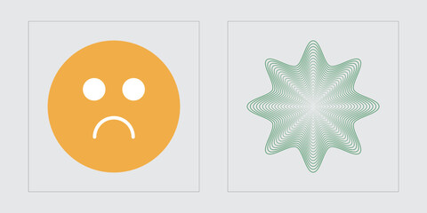 Brutalism shapes. Rave psychedelic retro futuristic set. Objects in y2k style. Stars, starburst . Vector illustration