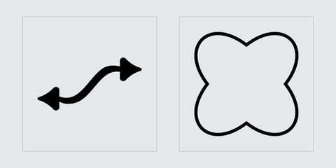 Retro futuristic elements for design. Big collection of abstract graphic geometric symbols. Templates for notes, posters. Stars, starburst . Vector illustration