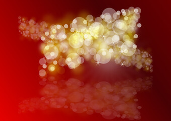The illustrations and clipart. Bokeh art for background. 