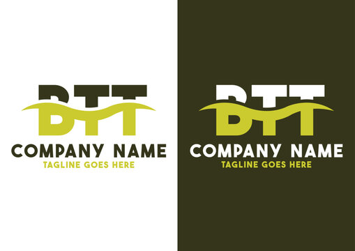 Letter BTT logo design template, BTT logo