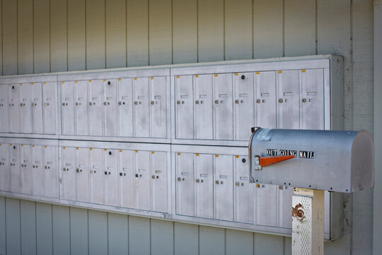 Row of Mailboxes, Ashland, Oregon, USA