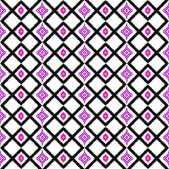 Draw black and pink lines with white background, Design, Fabric pattern, Pattern for use as background.