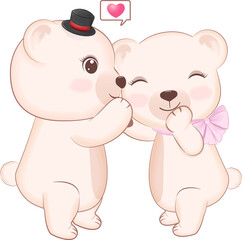 Bear Valentine's day