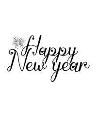 Happy new year 2023 t-shirt SVG design Ai File 