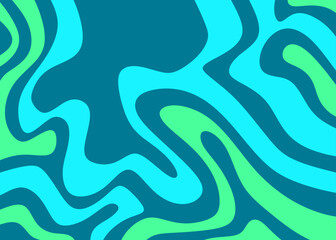 Abstract background with colorful wavy line pattern