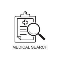 medical search icon , medical icon
