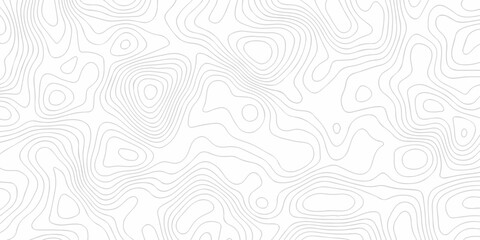 Topographic map. Geographic mountain relief. Abstract lines background. Contour maps. Vector illustration, Topo contour map on white background, Topographic contour lines vector map seamless pattern.