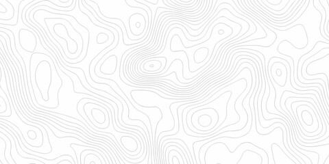 Topographic map. Geographic mountain relief. Abstract lines background. Contour maps. Vector illustration, Topo contour map on white background, Topographic contour lines vector map seamless pattern.
