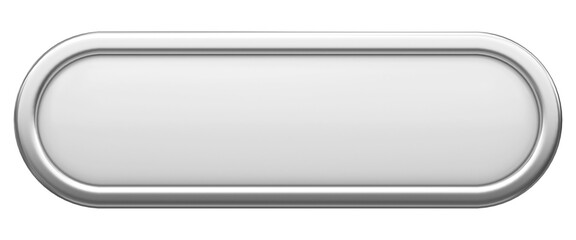 3D button. Empty button. 3D illustration.