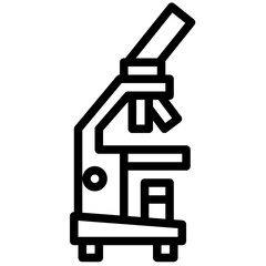 MICROSCOPE line icon