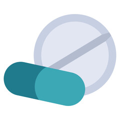 PILL flat icon