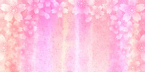 桜　年賀状　和柄　背景