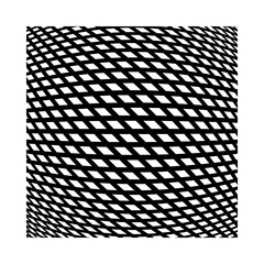 Vector Strips Abstract Background.optical art background wave design black and white.Line art optical art. Psychedelic background. Monochrome background. Optical illusion style. Black dark background.