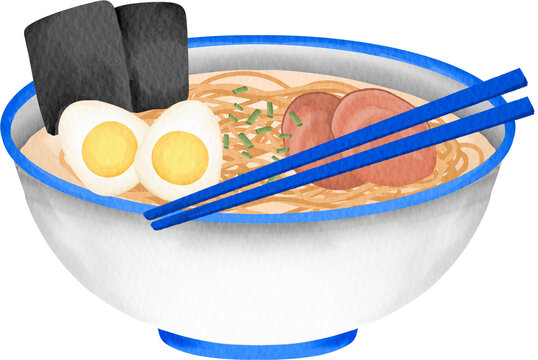 Watercolor Ramen