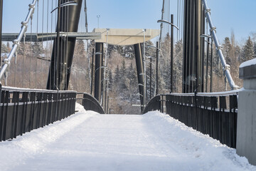 Fort Edmonton Park footbridge
