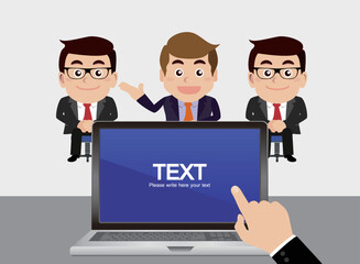 Job interview concept