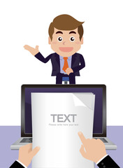 Job interview concept