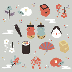 節分　てぬぐい柄　セット