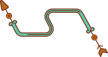 decorative arrow illustration