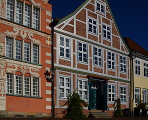 Historical Buildings in the Old Hanse Town Stade, Lower Saxony