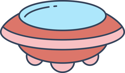 ufo icon illustration