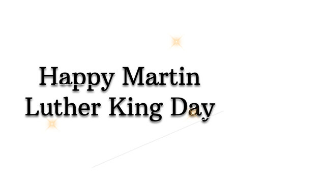 black Martin Luther King Day transparent image