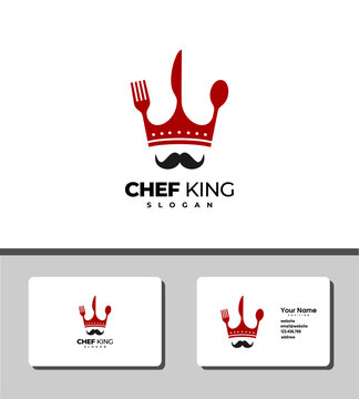 The logo of chef king