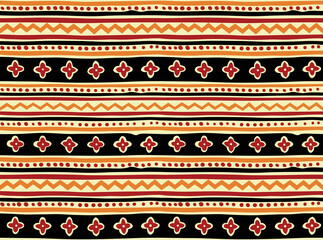 Seamless Ethnic Pattern, Ornamental vector Textile Digital Design, Textile Fabrics Design
