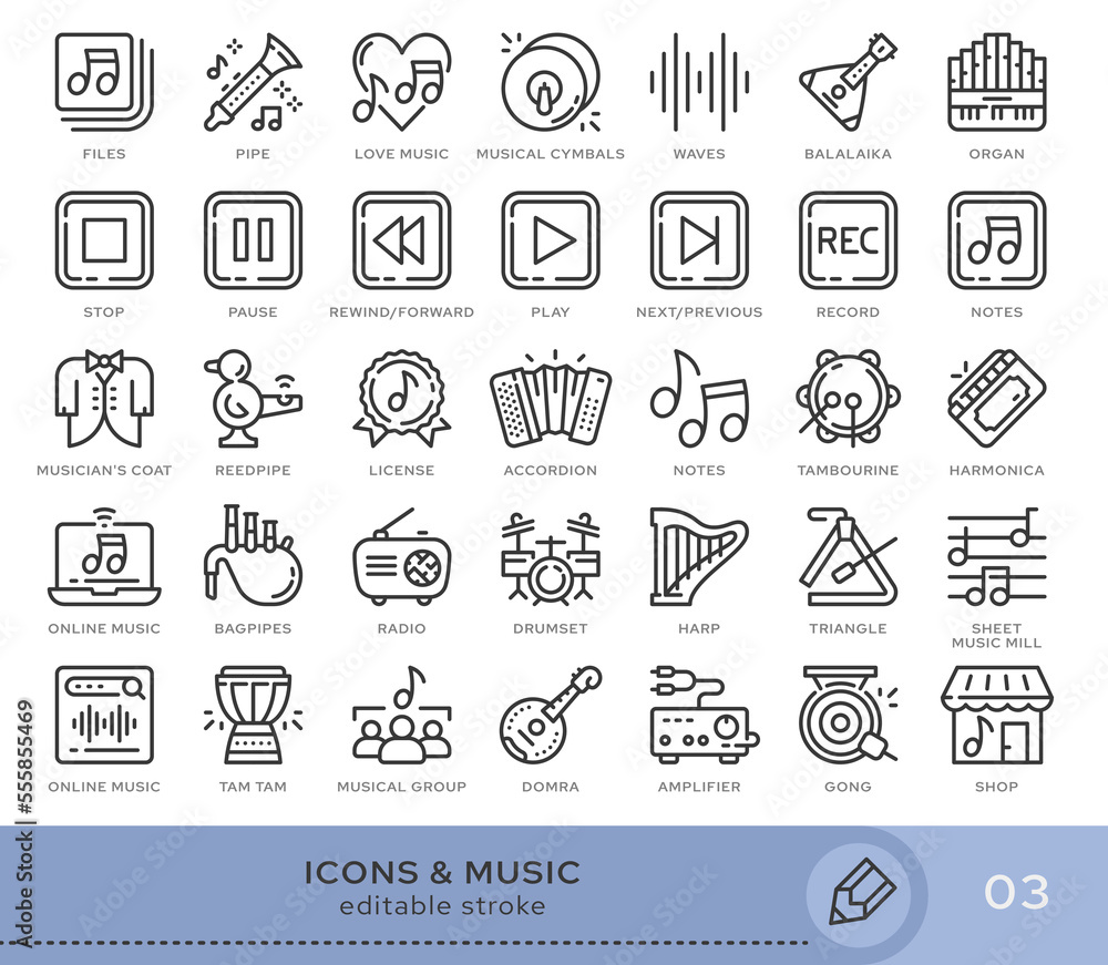 Poster set of conceptual icons. vector icons in flat linear style for web sites, applications and other gra