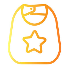 baby bib icon