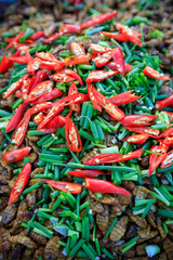 Fried Insects Bugs Street Food