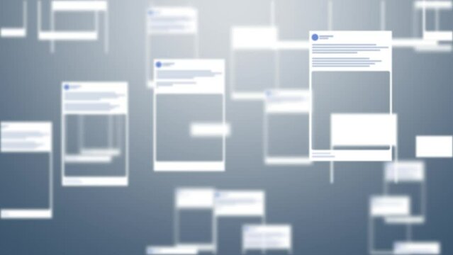 4K Social media background