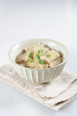 Eomuk Guk is Korean Fish Cake Soup.