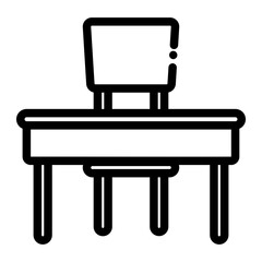 school desk icon