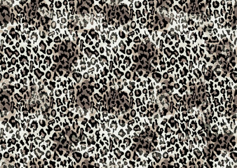 abstract animal skin seamless pattern vector	