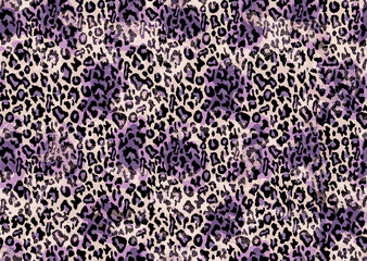 abstract animal skin seamless pattern vector	