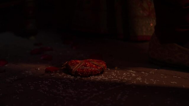 Indian Wedding Background, Hindu Wedding Ritual, Cultural Activity Close up