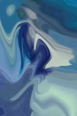 マーブルの背景素材（青、白、水色）