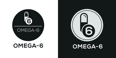 Creative (Omega-6) Icon, Vector sign.